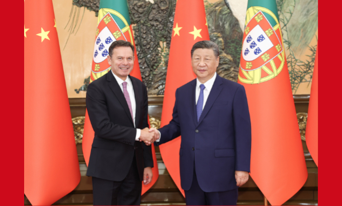 習近平會見葡萄牙總理蒙特內格羅